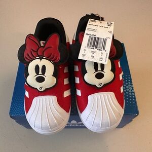 Disney x Adidas Minne Mouse Superstars size 10K BRAND NEW